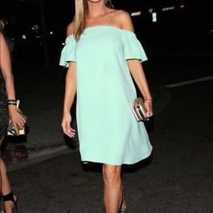 TopShop Off the shoulder dress